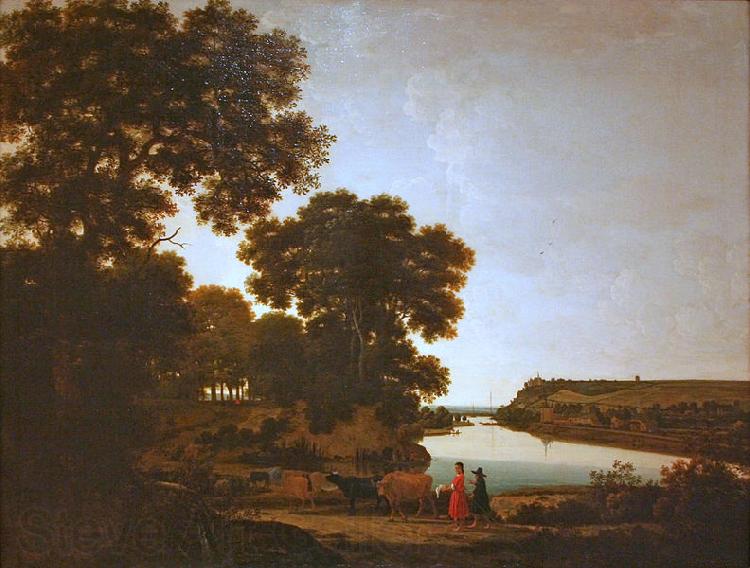 Joris van der Haagen View on the River Meuse France oil painting art